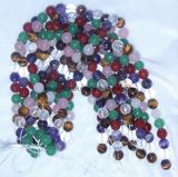Semi Precious Stone Fashion Crystal Bead Sphere Ball Gemstone Jewelry<Esb02705>